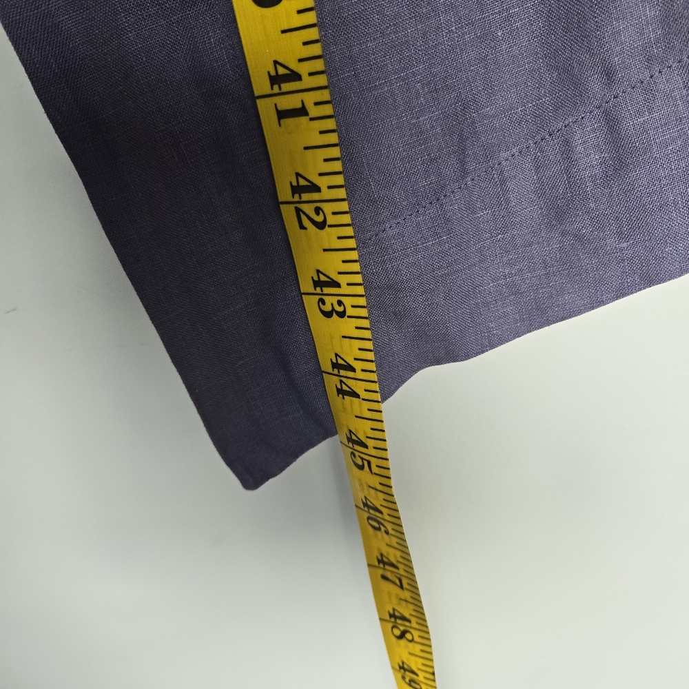 Bryn Walker LINEN Asymmetric Sleeveless Wrap Tunic in Lavender Grey - Picture 13 of 15